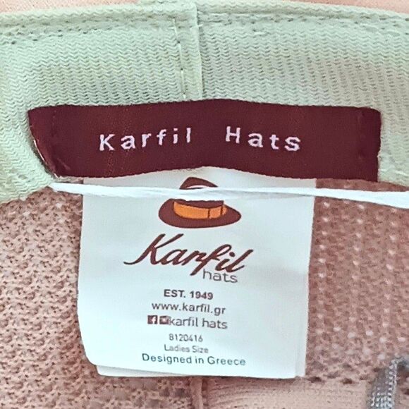 NEW Karfil Hats Wide Brim Packable Lt Melon Cotton Breathable Chin Strap - Picture 9 of 11